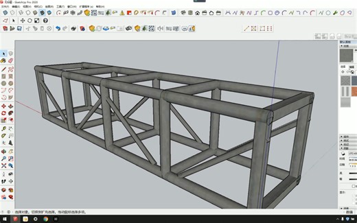 草图大师快速绘制Truss架、草图大师舞美系教程