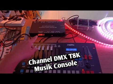 Channel DMX T8K Musik Console