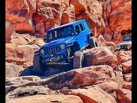 Cliffhanger Trail. Pushing the limits. 2021 Easter Jeep Safari. Moab, Utah Jeep off road.