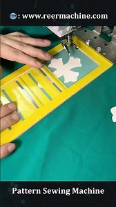 REER Pattern Sewing Machine | Precision Decorative Stitching & Fabric Design for Bags & Upholstery