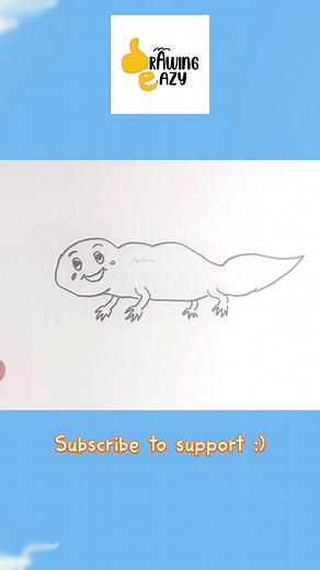 How to Draw a Salamander by Drawing Eazy (Full on Youtube link in Bio) Please follow, like, comment ans share to support us :) thanks #Drawing #DrawingforKids #Howtodraw #Salamander #animal #EasyDrawingTutorial #LearntoDraw #ArtforKids #DrawingTutorial #DrawingEazyHow