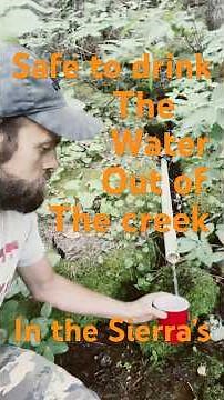 Safe to drink creek water?