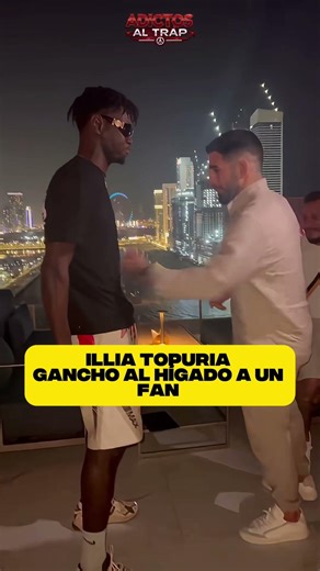 ILLIA TOPURIA Gancho al HÍGADO a Un FAN‼️😱#illiatopuria #madrid #barcelona #canarias #españa #usa