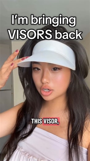 Domo 🌺 on Instagram: "Everyone calls me auntie for wearing a visor… good. I’m bringing visors back. Nike, let’s talk."