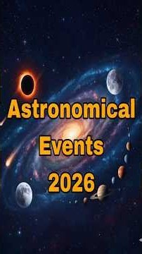 2026 Space Calendar: DON’T Miss These! | Never miss these views.. #space #astronomy