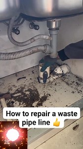How to repair a waste pipe line 👍 | RB Plumbing Experts