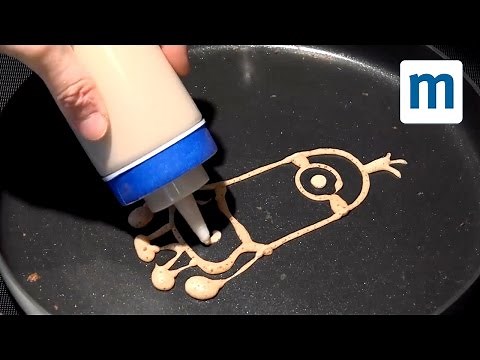 Minion pancakes! with Saipancakes