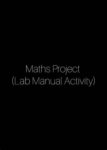 Maths Class 12 Project File #class12th #maths