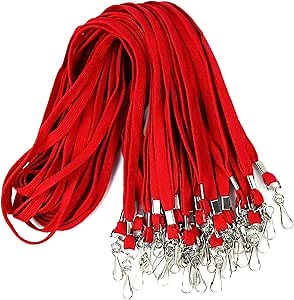 Ollain Badge Lanyards Flat Lanyard Swivel Hooks Durably Neck Bulk lanyards with Clip