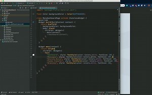 flutter实战之侧边栏菜单