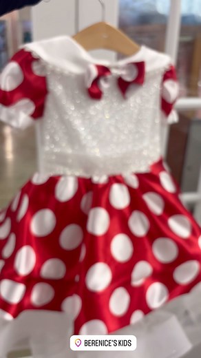 Minnie Mouse dress available in red & pink🎀🩷❤️502 S Main St McAllen Tx 78501📍 #minniemouse #minniedress #rgv | Berenice's Kids