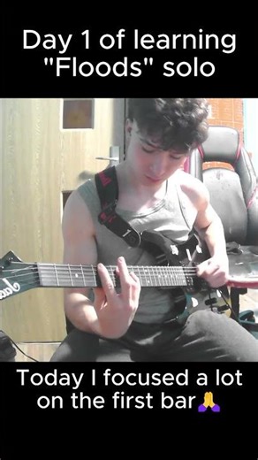 Day 1 of Learning the Floods Solo (Pantera)