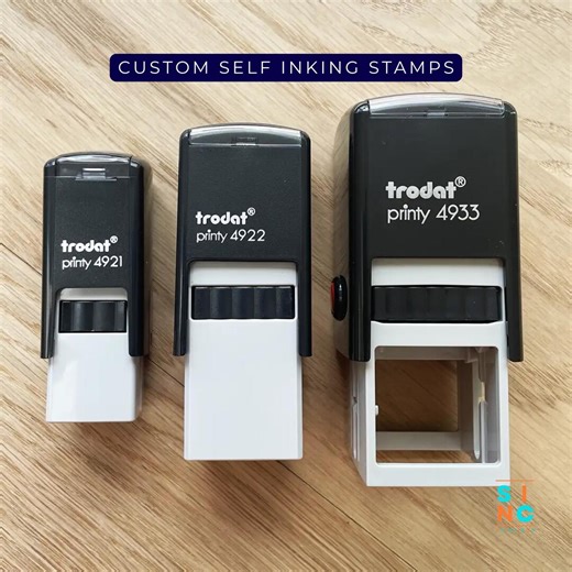 Custom Self-inking Stamps With Multicolor Logo Printing for Businesses - Etsy UK