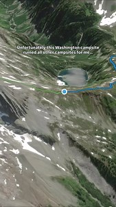 The most EPIC campsite in Washington… 🏕️ 📍 North Cascades National Park 🧡 COMMENT “Glacier Guide” and I’ll send you our full FREE guide for backpacking here! This camp has breathtaking views of the surrounding Cascade mountains and dozens of glaciers. As if that weren’t cool enough, along the hike you’ll pass stunning alpine meadows filled with wildflowers, mountain goats, and marmots. 🌻 This hike is HARD (we ascended nearly 4,000 feet of elevation in 6 miles), but the views are worth traini
