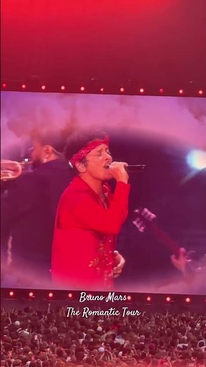 Bruno Mars live in London! ❤️ An unforgettable night. So grateful I got to see him live! 🎤✨