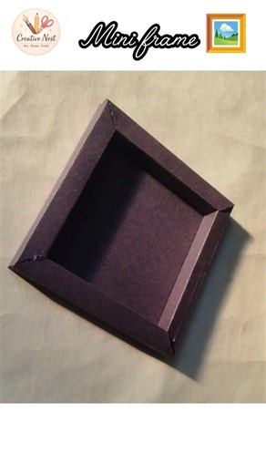 DIY mini frame🖼️|Creative Nest🪺#original #diy#craft#papercraft#miniframe