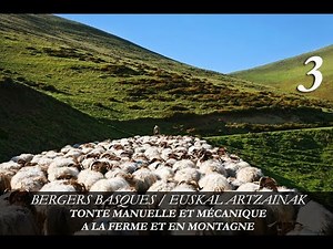 3/ BERGERS BASQUES / EUSKAL ARTZAINAK TONTE MANUELLE ET MÉCANIQUE A LA FERME ET EN MONTAGNE