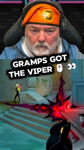 GRAMPS GOT THE VIPER 🖱️ 👀...| Valorant