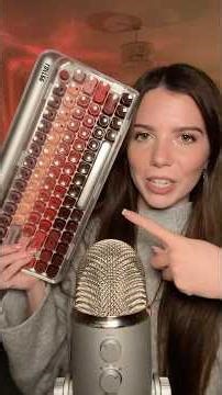 Keyboard sounds asmr ✨ #asmr #relax #triggersforsleep #visualtingle #tingles #asmrrelaxation