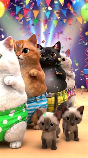 Diaper Cat Breakdancing Is CRAZY Cute