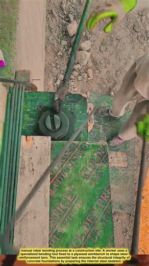 Manual Rebar Bender: Shaping Steel Reinforcement Neat Fast Precise #tool #tools #innovation