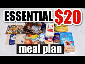 What $20 Buys for a Week of Food in 2025 | The Essential Budget Meal Plan
