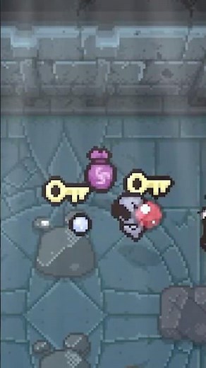 I Found TWO Golden Keys and THIS Happened... #isaac #shorts #tboi