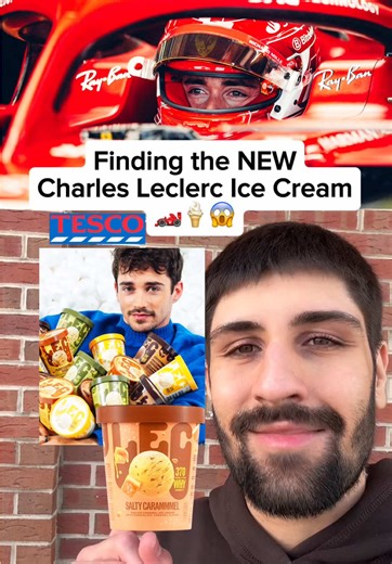 Discover Charles Leclerc's New Ice Cream at Tesco