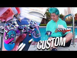 Surprising ZHC With a CUSTOM PS4 Controller !! 🎄