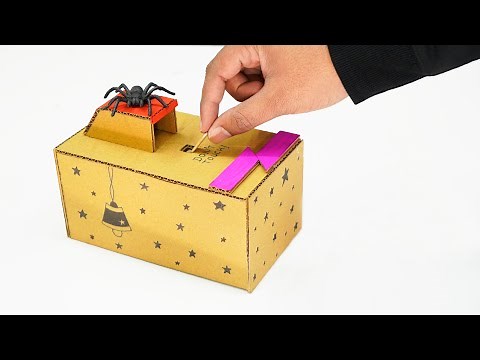 How to Make Useless Box from Cardboard at Home