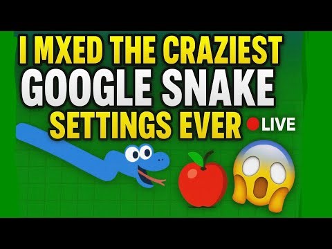 🔴 I Mixed the Craziest Google Snake Settings Ever… Can I Survive 5 Minutes?! 😳🐍🔥 33