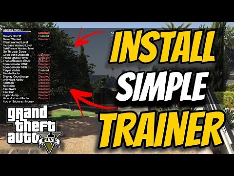 How To Download & Install GTA 5 Simple Trainer | Spawn Cars And Objects |