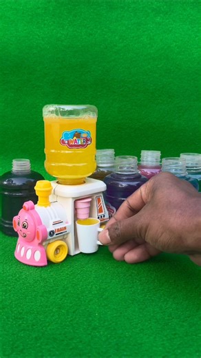 Mini Juice Train Color Setup🍹 Colorful Juice Bottles Setup(mc-820)#shorts #shortsfeed