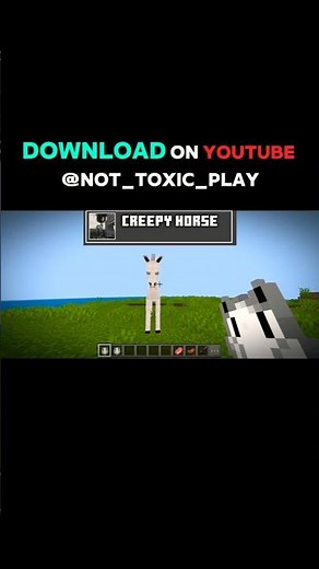 ⬇️ DOWNLOAD ⬇️ 🔥 Minecraft Creepy Horse Mod, Minecraft Bedrock Creepy Horse Mod