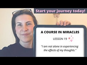 #ACIM #ACourseInMiracles #Lesson19 with Janet Melody