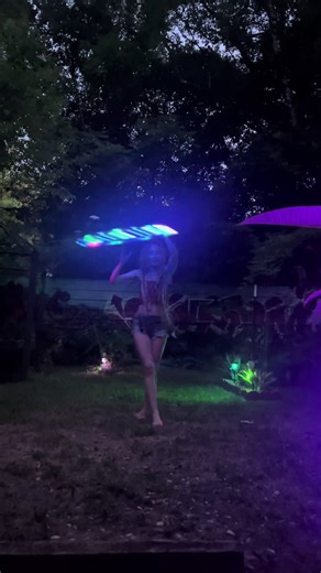 Back yard flow sesh 🌸💓✨#fypツ #hulahoop #fyp