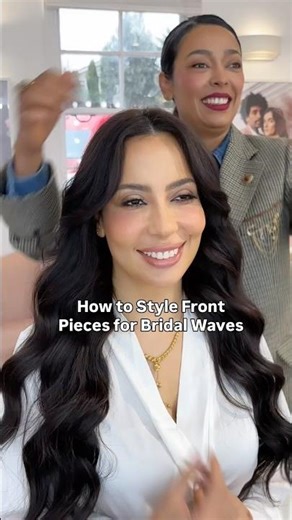 How to Style Front Pieces for Wedding Hair