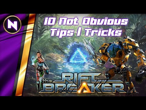 11 Not Obvious TIPS, TRICKS and MECHANICS | The Riftbreaker Tutorial