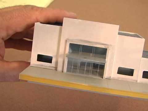 Scratch Building A Passenger Station. Build Model Train Layouts For Less!