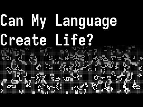 Conway's Game of Life in my Own Programming Language