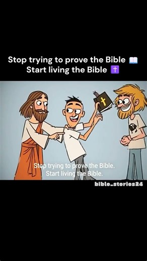 Stop Trying to Prove the Bible. Start Living It #WinSouls#NotArguments#FaithOverPride#god#Jesus