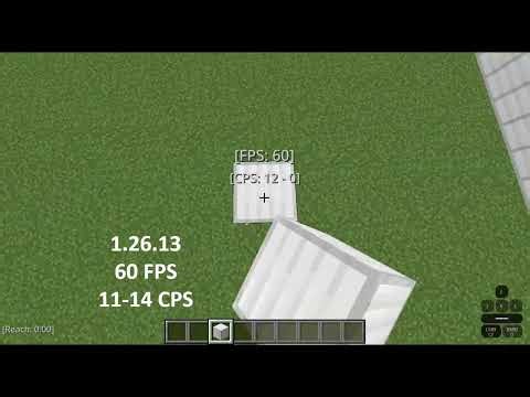 How to get good CPS in Minecraft Bedrock! | How FPS influences CPS on 1.21.120+
