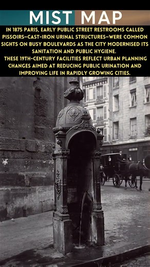 🚻 Paris Before Modern Toilets! Inside a Public Restroom, 1875 🇫🇷🕰️