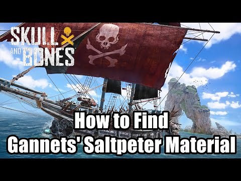 Skull and Bones How to Find Gannets' Saltpeter Material