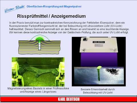 Oberflächenrissprüfung mit dem Magnetpulver-Prüfverfahren - Wissensfloater 12