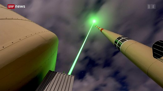 Säntis-Laser funktioniert als Blitzableiter