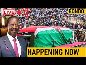 🔴LIVE : RAILA ODINGA'S BODY ARRIVING HOME - BONDO RIGHT NOW HAPPENING NOW "RAILA'S STATE FUNERAL"