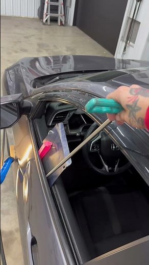 Huge door dent repair with pdr.