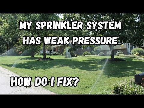 My Irrigation System has Weak Pressure - How to Troubleshoot (Sprinkler System Repair)