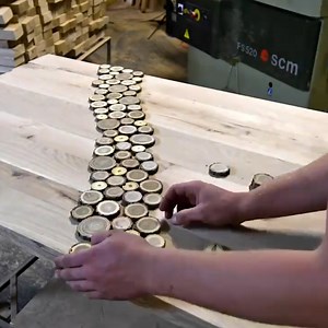 140K views · 464 reactions | This guy created an incredibly unique epoxy resin table using some oak offcuts!  | LADbible | Facebook